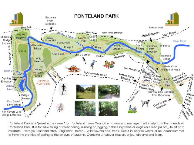 Map of Ponteland Park