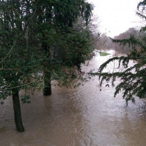 Ponteland park flooded 2016